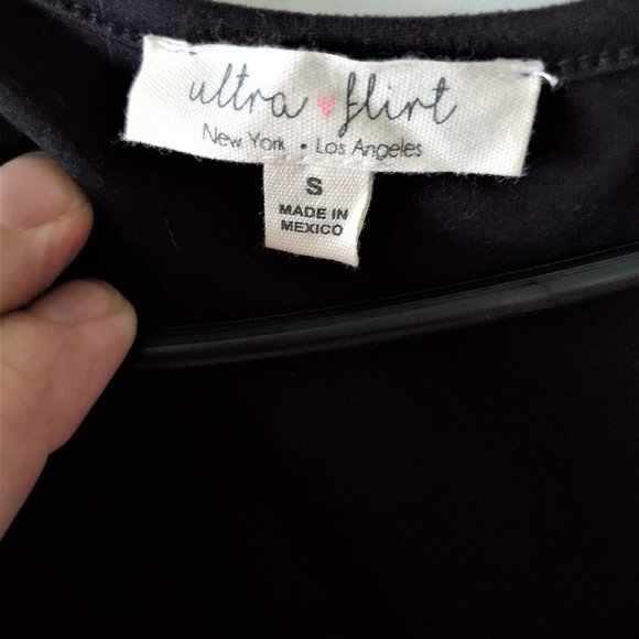 Ultra Flirt Women's One Piece Jumpsuit Pant Suit Size S Wide Flowy Legs - Picture 3 of 11